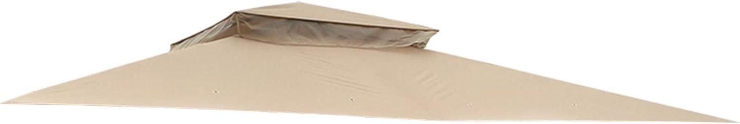 Beige Whisper Polyester Replacement Canopy for 10 x 12 Gazebo