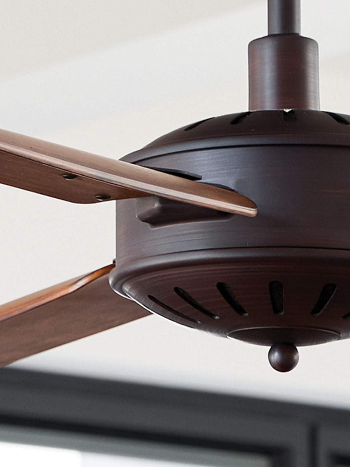 Carolina Oil Rubbed Bronze and Dark Koa 56 in. Ceiling Fan