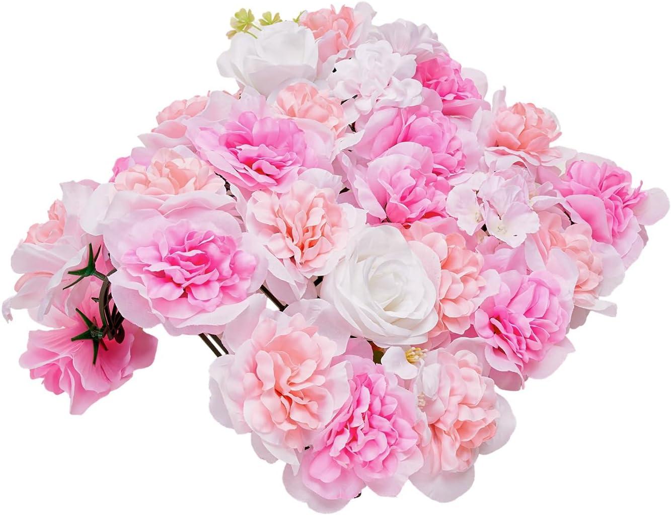 VEVOR Artificial Grass Wall Panels, 12 PCS 20 x 20 inch, 3D Combination Greenery Boxwood Panel for Indoor Outdoor Green Decor & Ivy Fence Covering, Privacy Backdrop Wall Hedge Screen for Garden