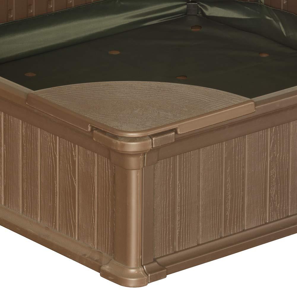 Vandue Corporation Vandue Corporation 48.6'' x 11.8'' Plastic Sandbox with Cover