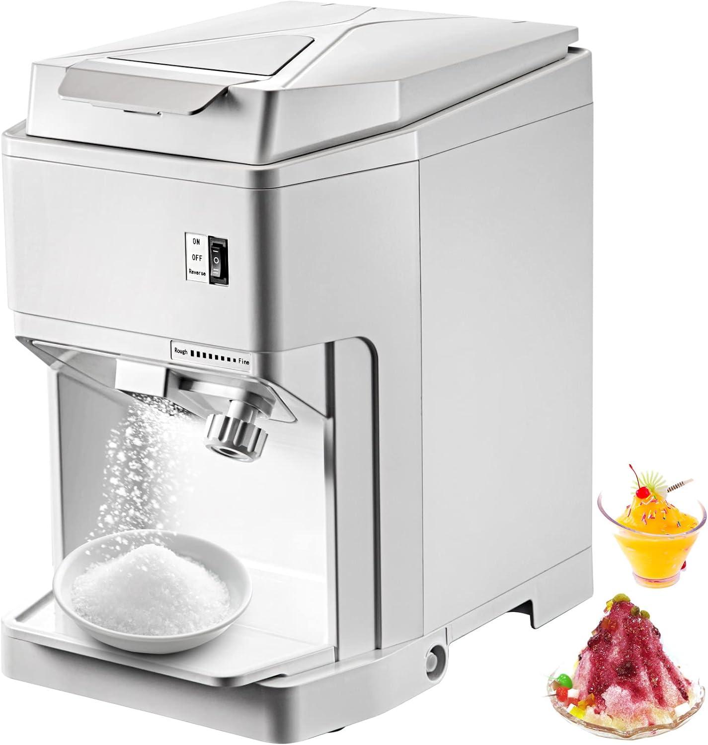 VEVOR Nugget Ice Maker, 37Lbs In 24 Hrs, Manual Auto Refill Self Cleaning Countertop Ice Maker Portable Nugget Ice Maker With Scoop And Basket