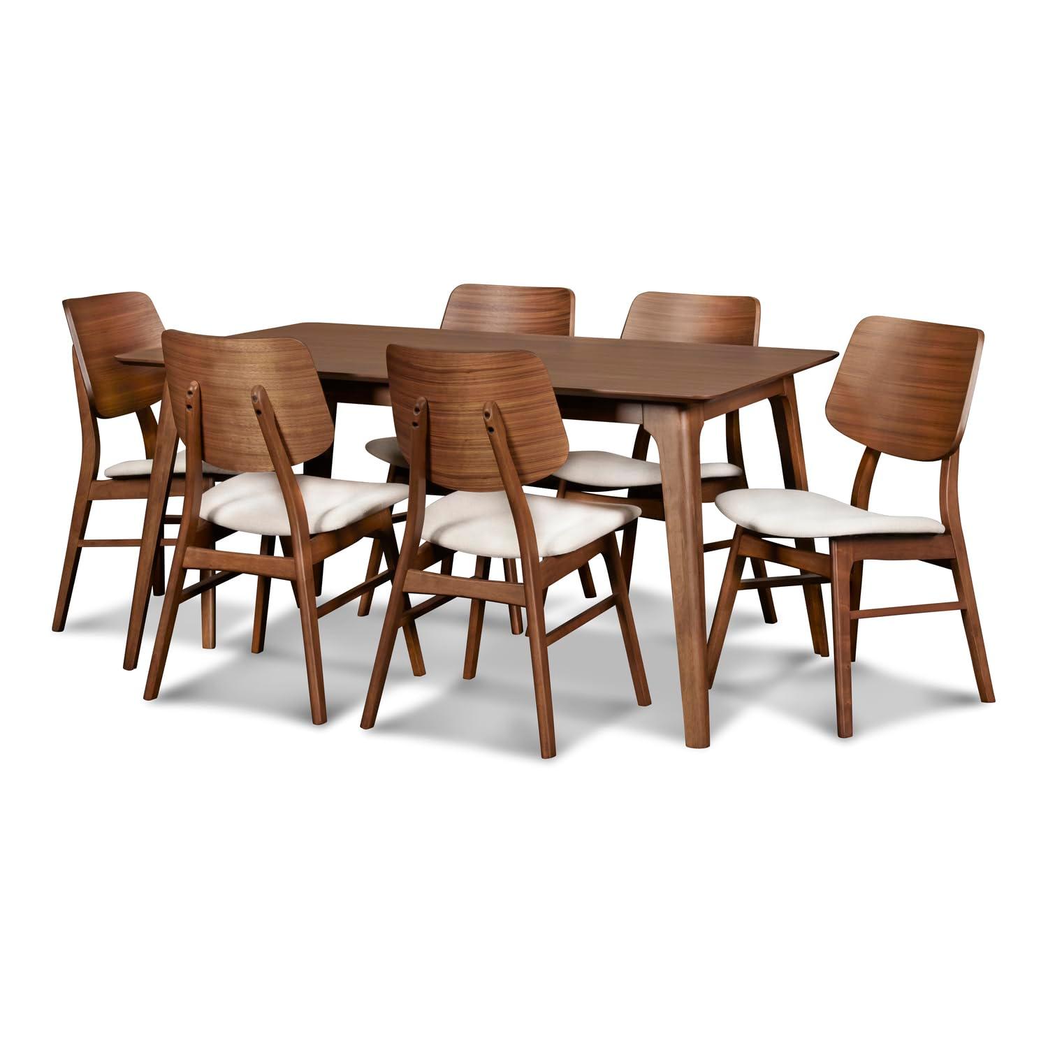 New Classic Furniture,Furniture Oscar 59 Solid Wood Retangular Dining Table In Walnut