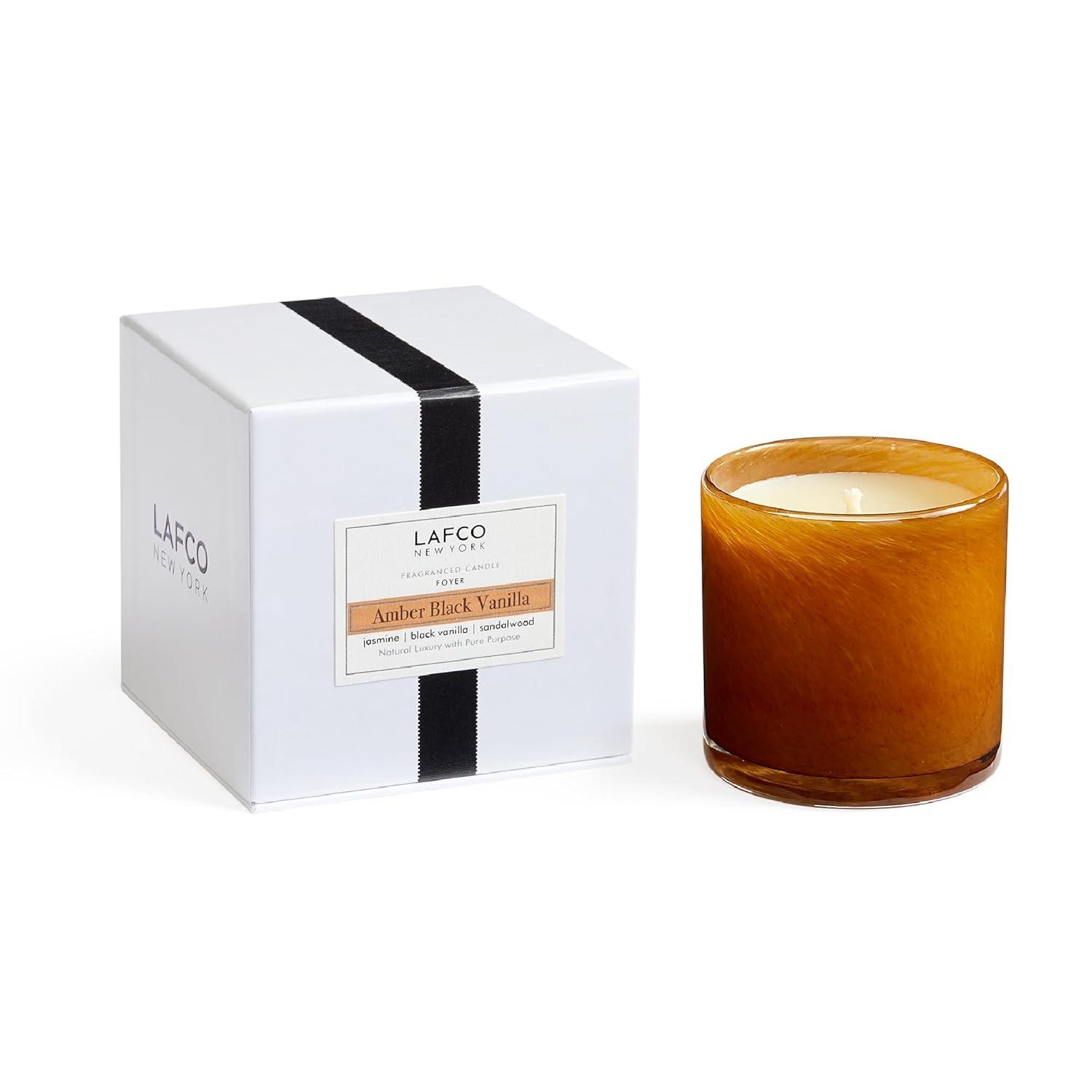 LAFCO New York Amber Black Vanilla Classic Signature Candle