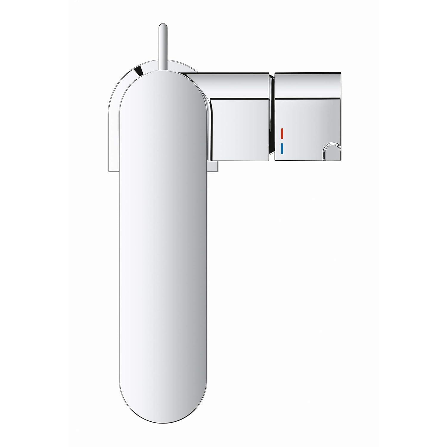 GROHE Plus Single Hole Bathroom Faucet with Drain Assembly 23956003