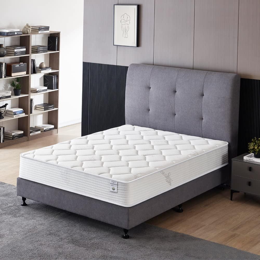 Oliver & Smith 10 Inch Full Mattress - Hybrid Cool Memory Foam and Pocket Spring - Medium Firm - Coil Springs for Supportive Sleep