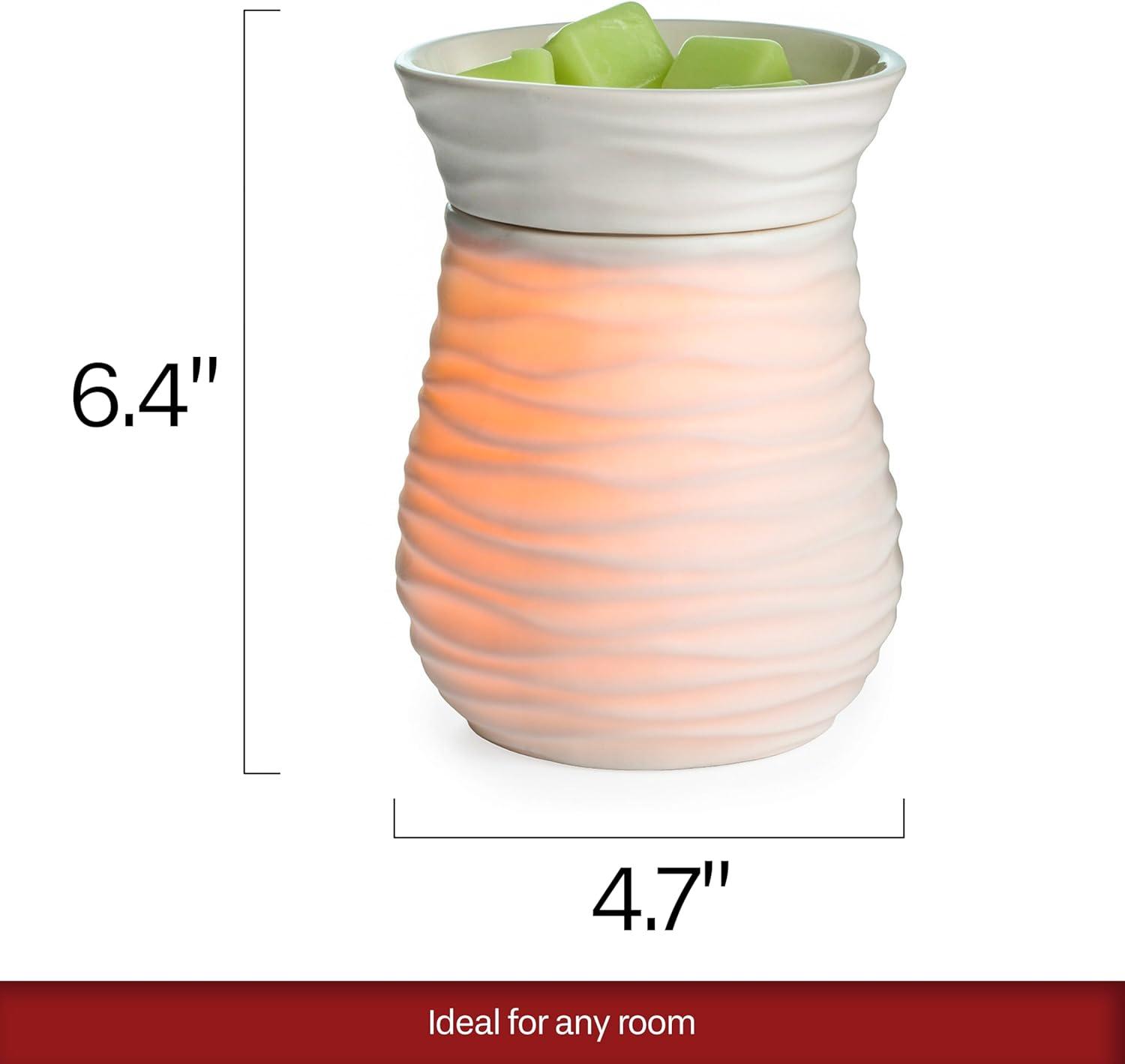CANDLE WARMERS ETC. Illumination Fragrance Warmer, White Harmony