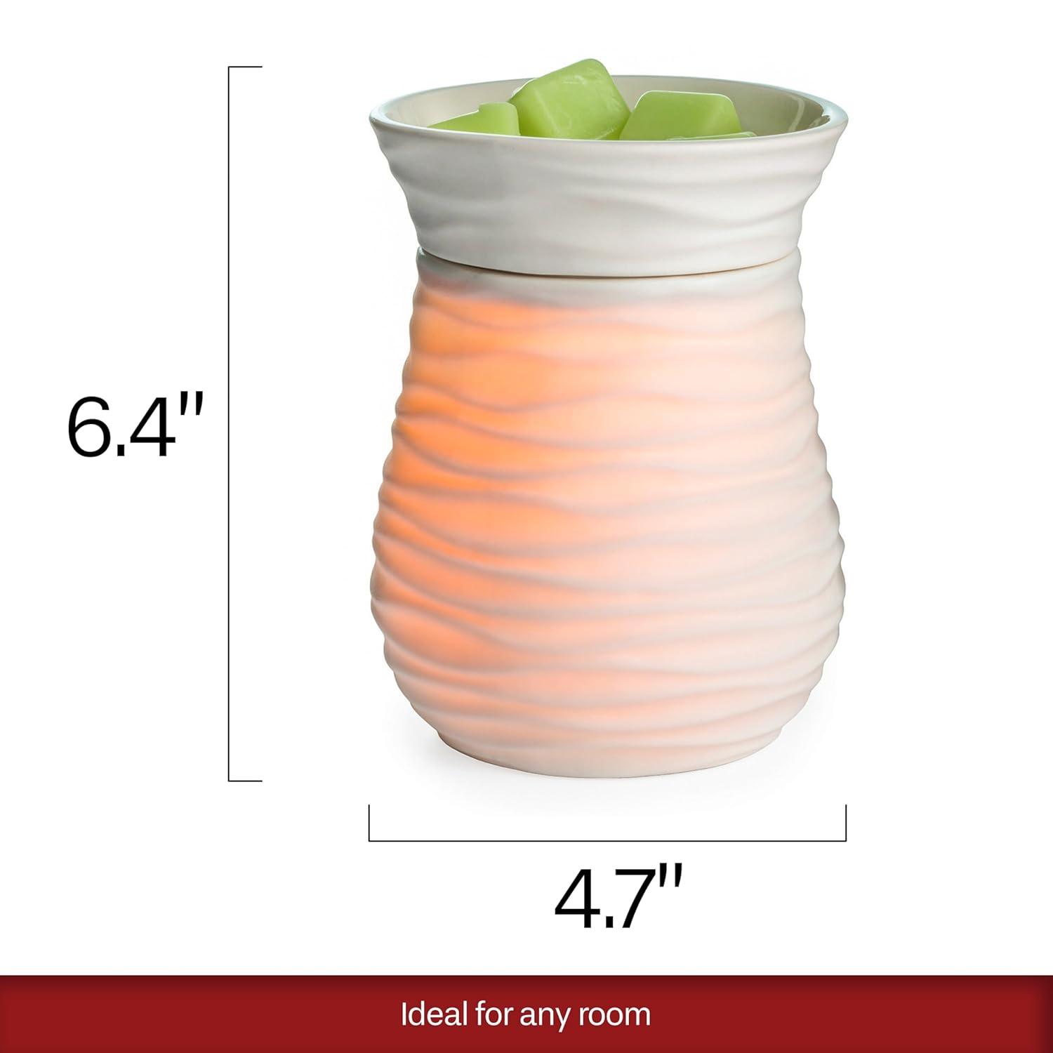 CANDLE WARMERS ETC. Illumination Fragrance Warmer, White Harmony