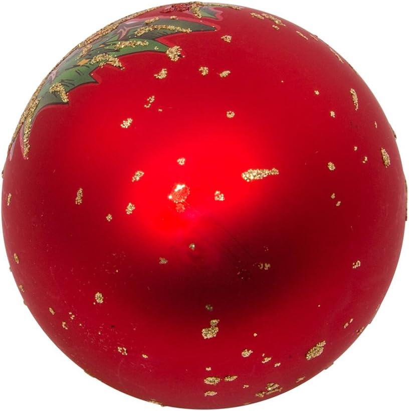 Kurt Adler 12 Piece 12 Days of Christmas Decorative Glass Ball Ornament Set