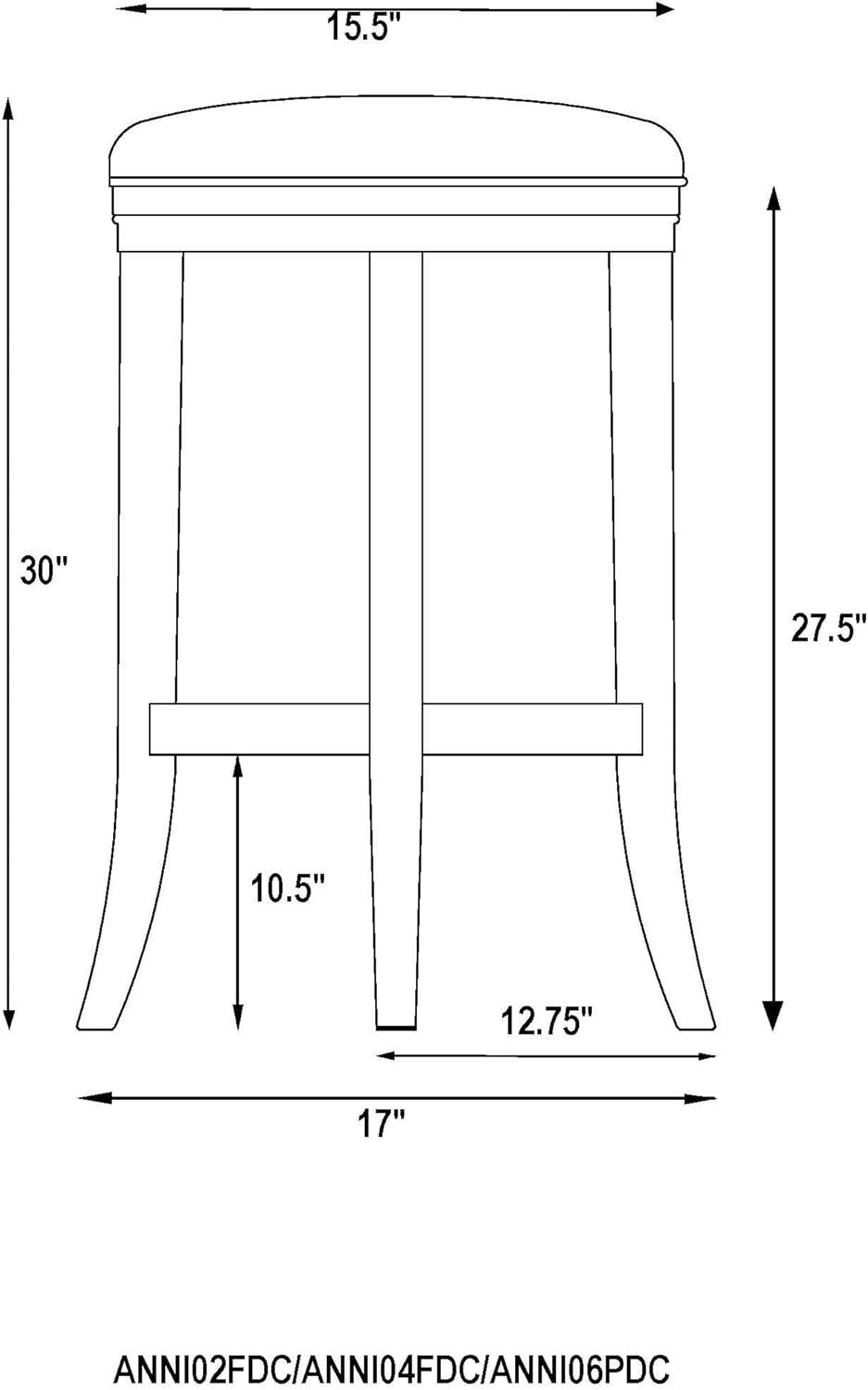 Natick Solid Rubber Wood Counter And Bar Stool