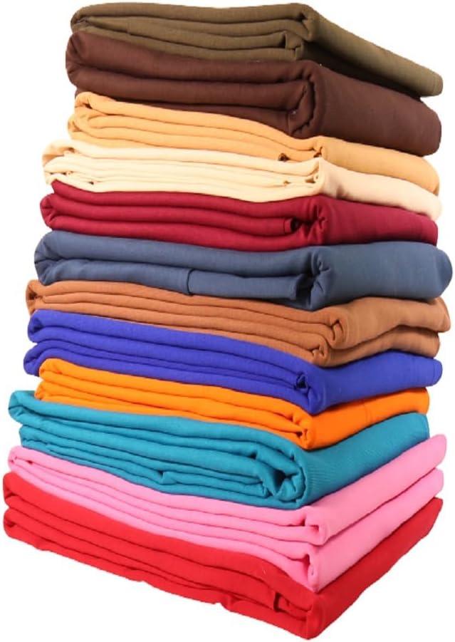 FabricLA Cotton Spandex Jersey Fabric - 10 oz, 4-Way Stretch, 60" Inch Wide by The Yard – Skirts, Tops, T-Shirts