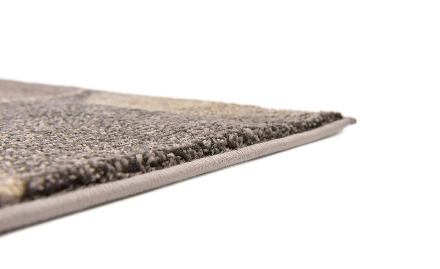 Unique Loom 5' 1 x 8' 0 Gray Chromatic Seaside Area Rug