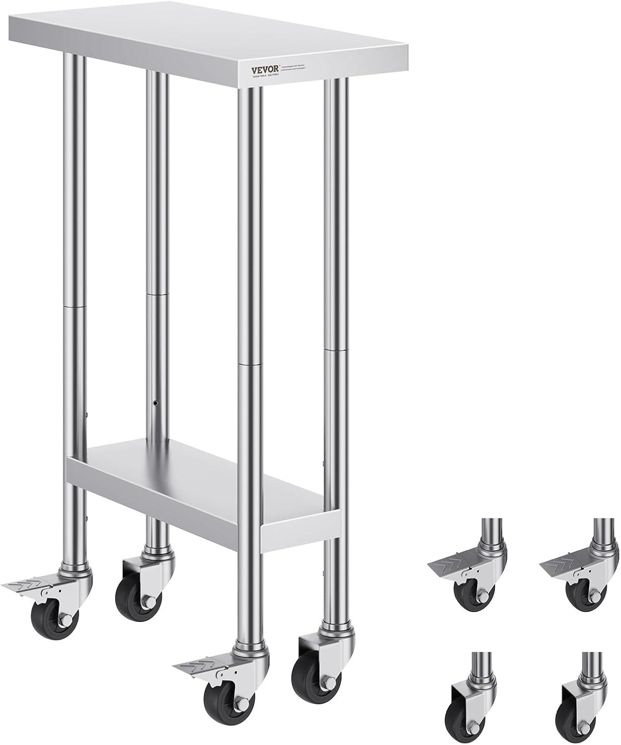 VEVOR Metal Kitchen Cart