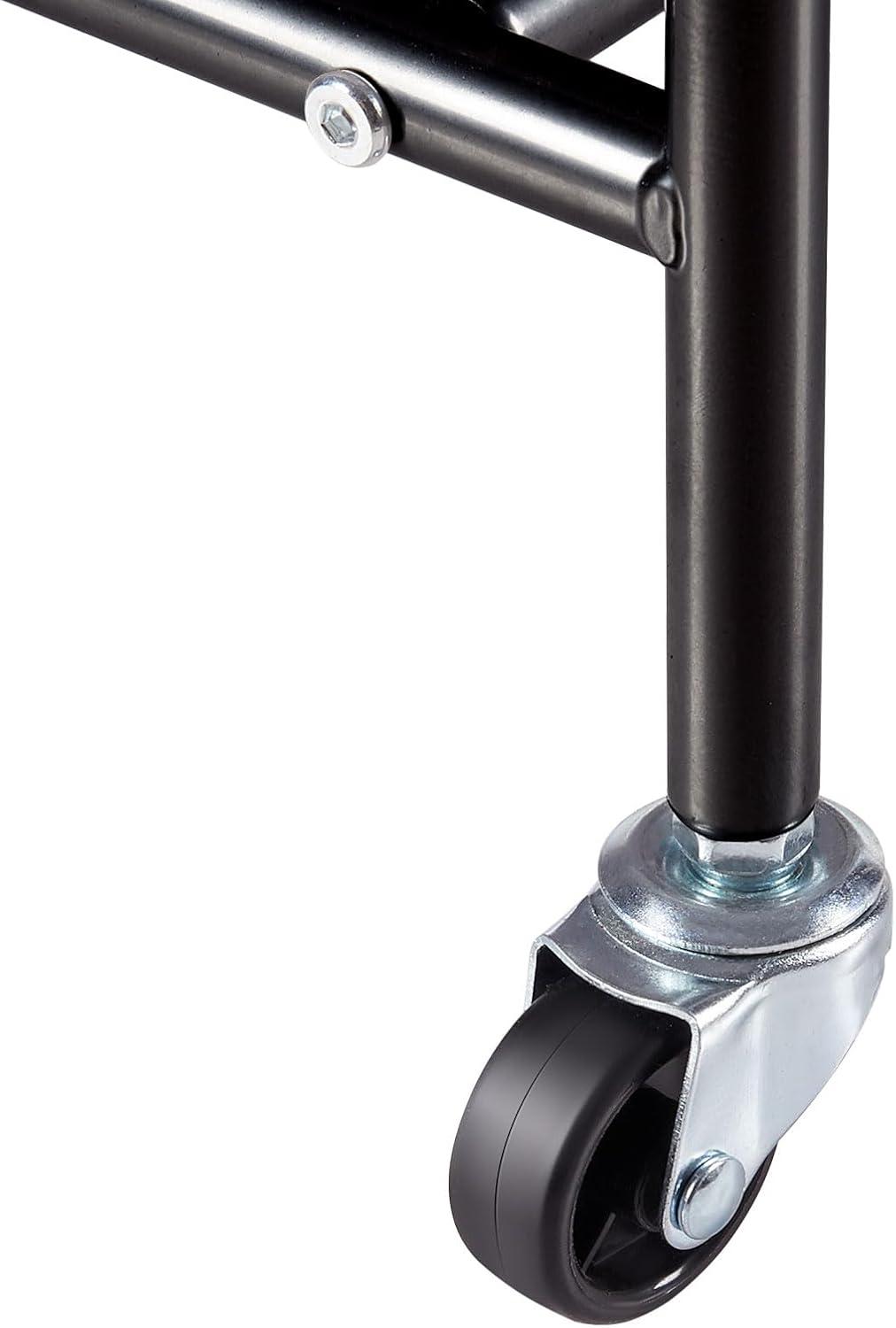 VEVOR 3-Section Laundry Basket, Heavy Duty Laundry Hamper Storage Organizer, Laundry Sorter Cart with Heavy Duty Lockable Wheels for Dirty Clothes in Laundry Room Bedroom