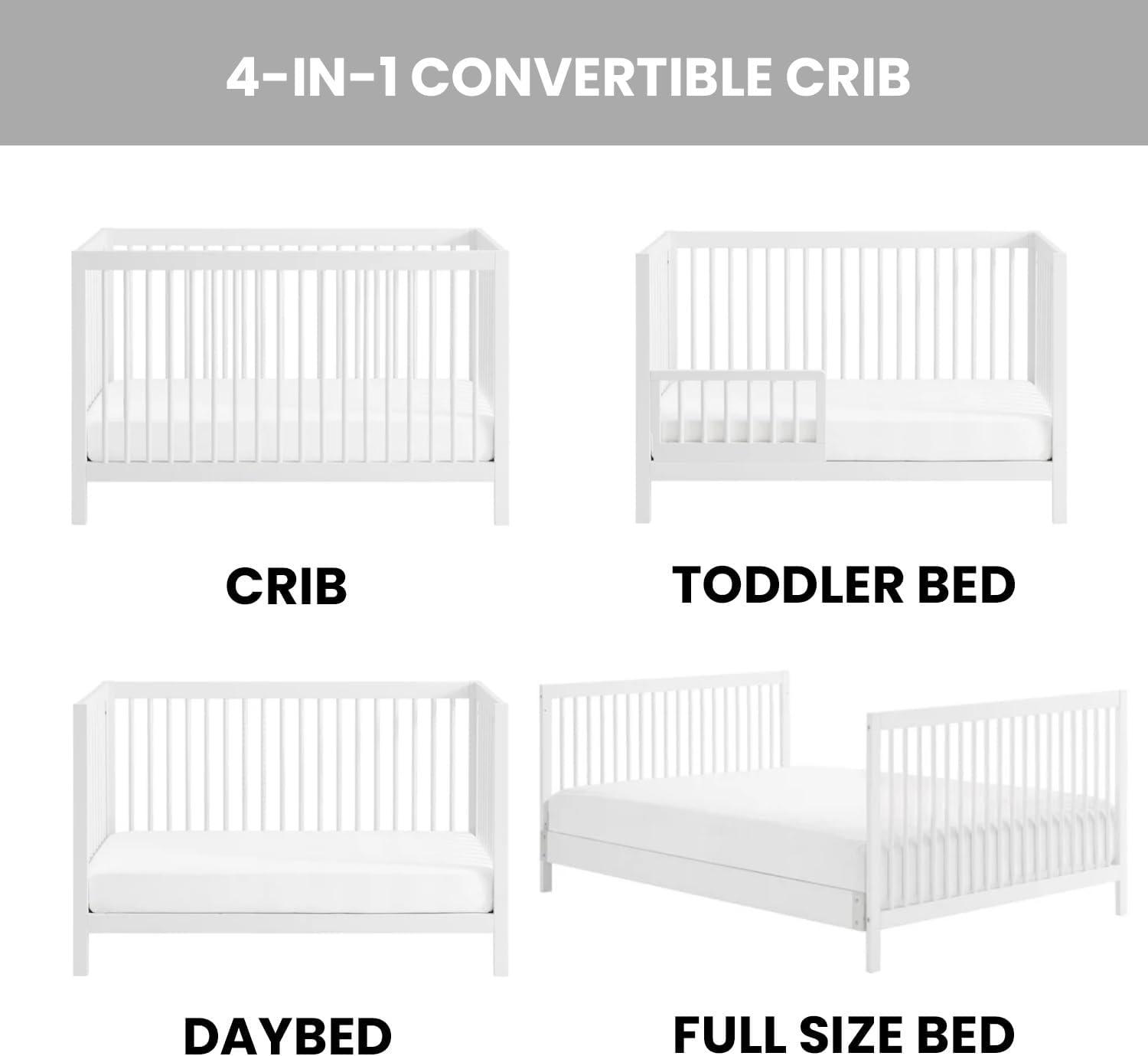 SOHO BABY Essential 4-in-1 Convertible Crib