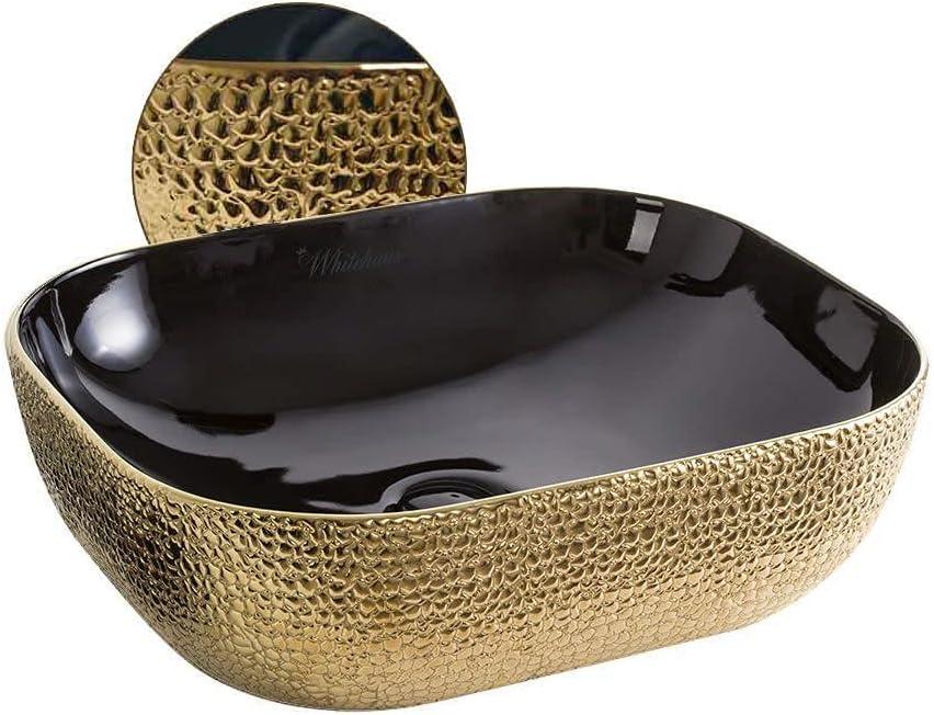 Whitehaus Collection WH71333 Whitehaus Collection Isabella Plus 12.5'' White Vitreous China Rectangular Bathroom Sink