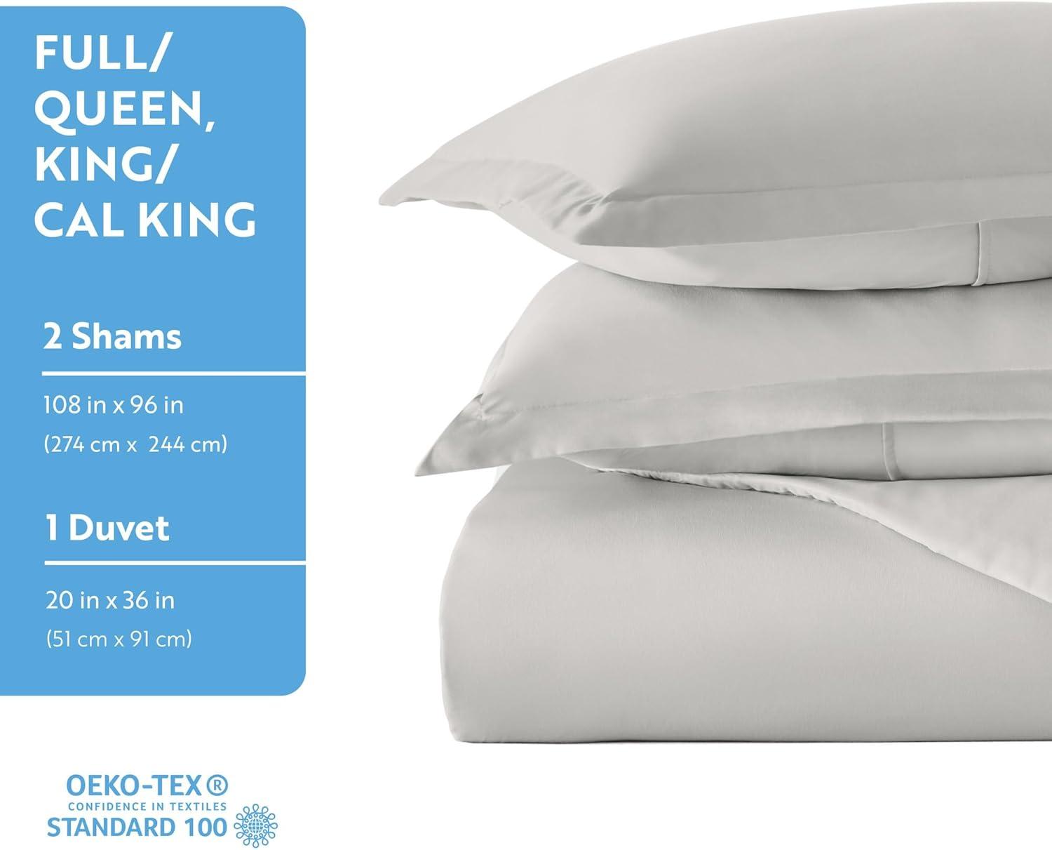 IEnjoy Home Super Soft Double Brushed Duvet Cover Set