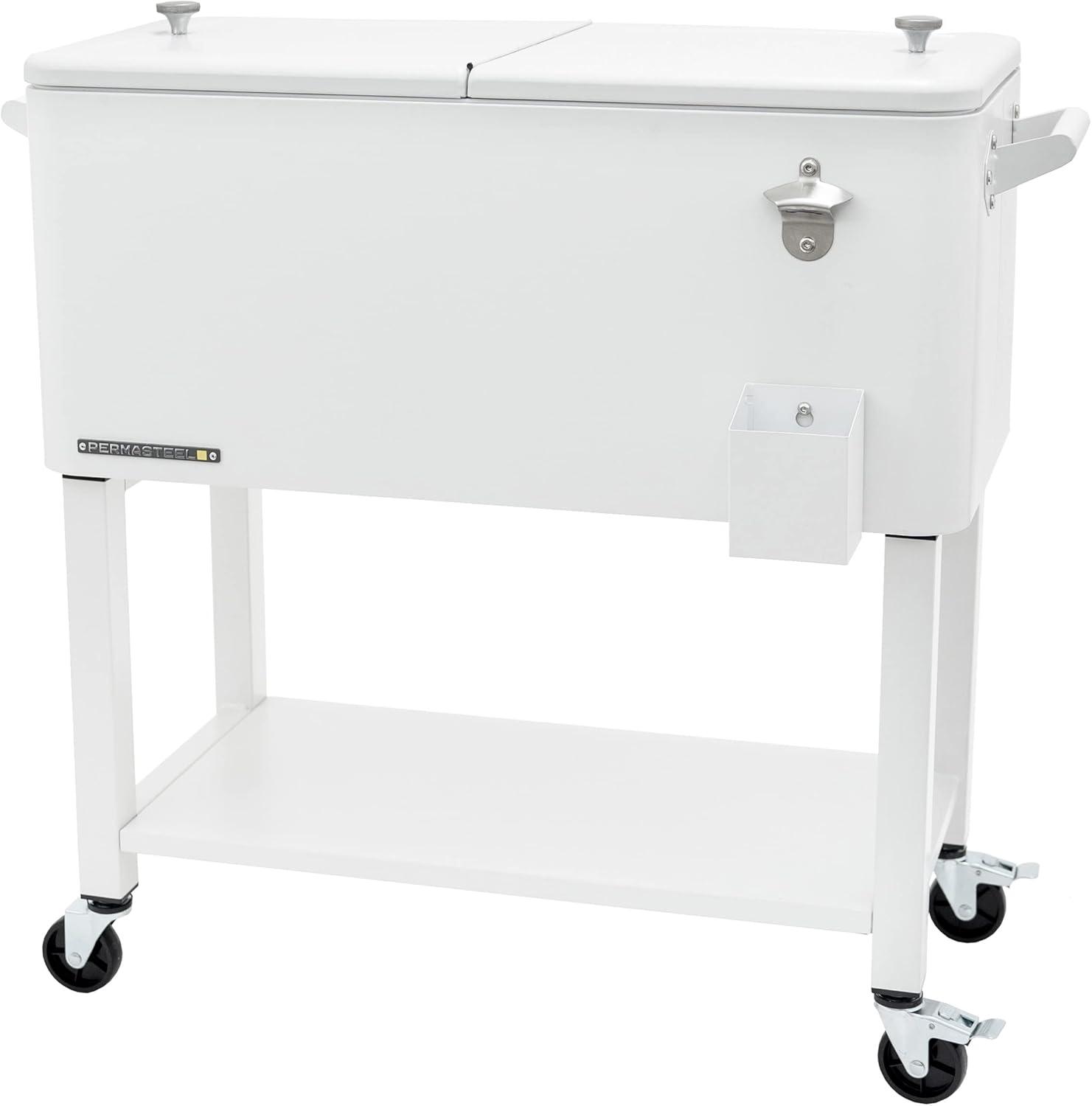 Permasteel 80-Qt Outdoor Patio Cooler with Removable Basin