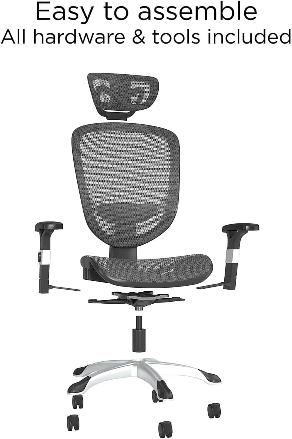 Union & Scale Flexfit Hyken Technical Mesh Task Chair Black 23481CC
