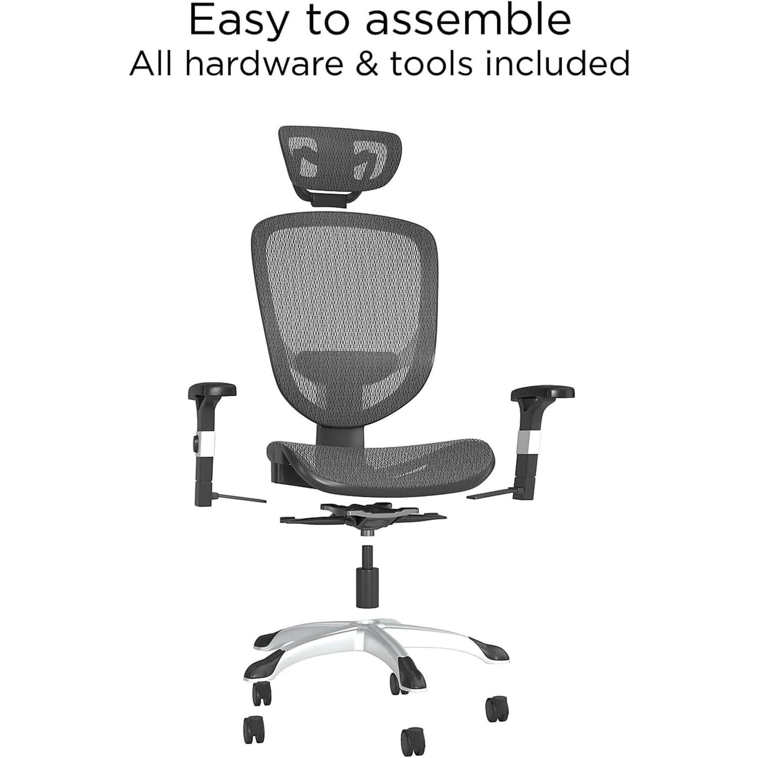 Union & Scale Flexfit Hyken Technical Mesh Task Chair Black 23481CC
