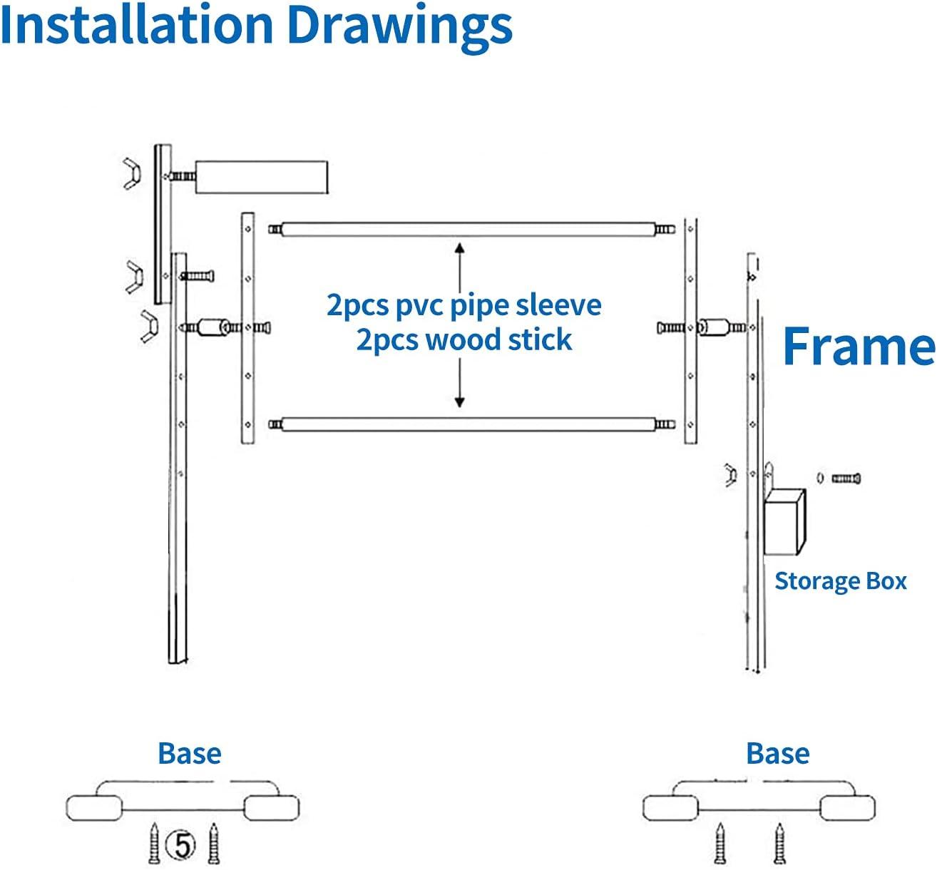 Adjustable Cross Stitch & Embroidery Hoop Stand - Tapestry & Quilting Frame Stand with 5 Height Levels (20" x 15.7")