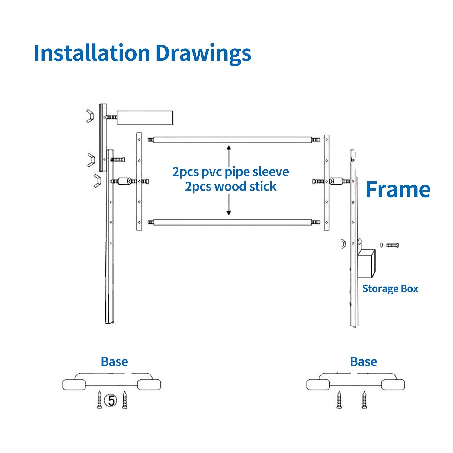 Adjustable Cross Stitch & Embroidery Hoop Stand - Tapestry & Quilting Frame Stand with 5 Height Levels (20" x 15.7")