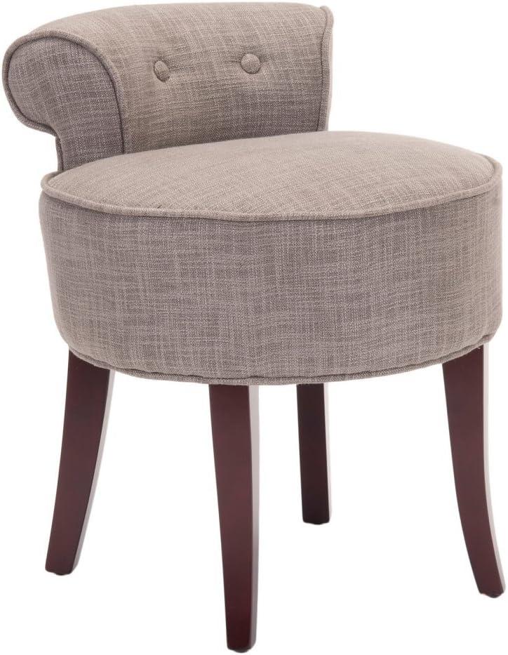 Georgia Vanity Stool - Stone - Safavieh