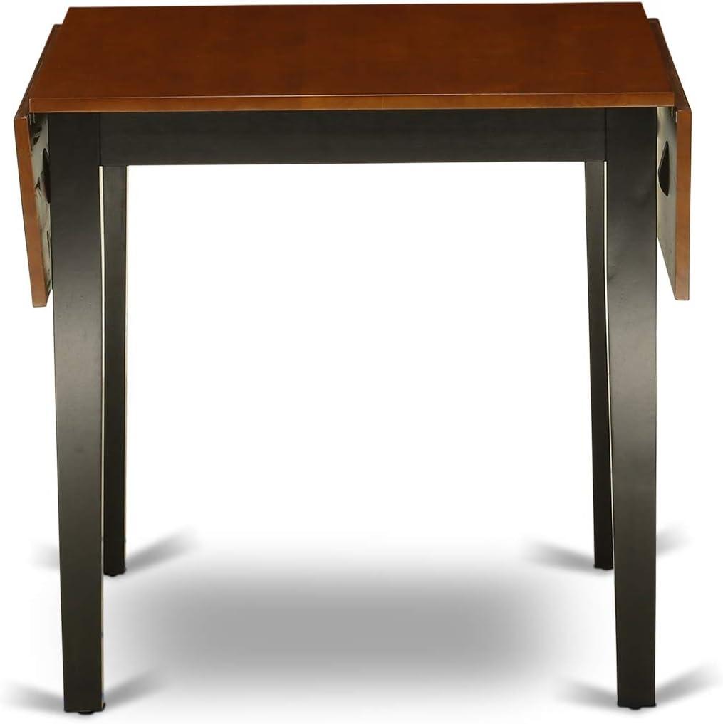 East West Furniture, Dining Table Black & Cherry, NDT-BCH-T