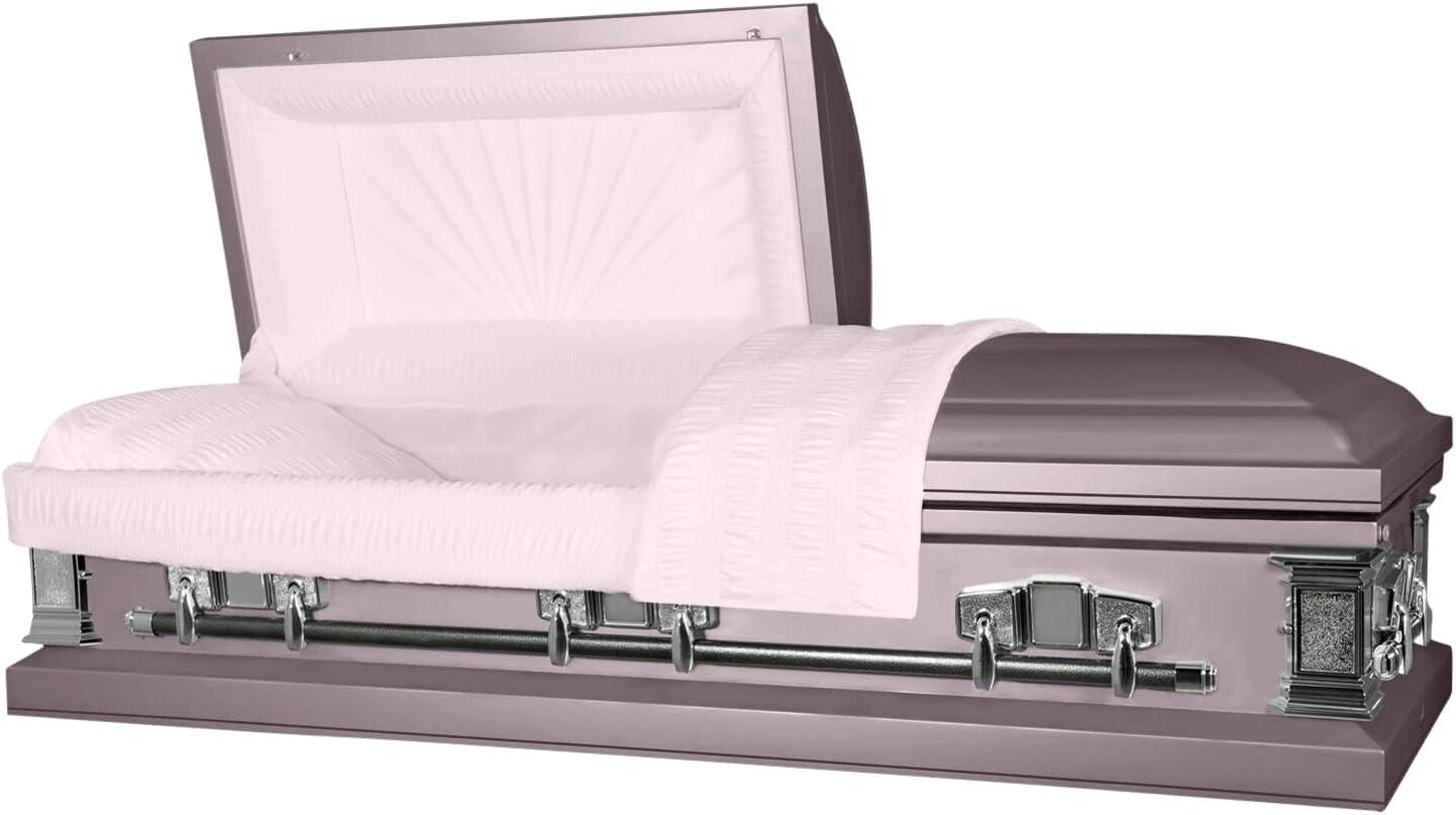 Titan Casket, Satin Series Funeral Casket in Orchid