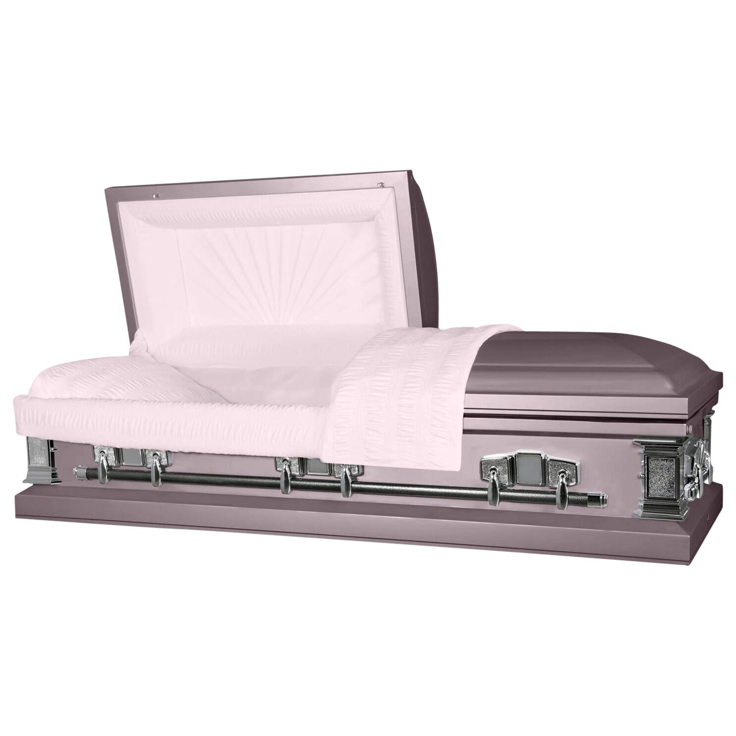 Titan Casket, Satin Series Funeral Casket in Orchid