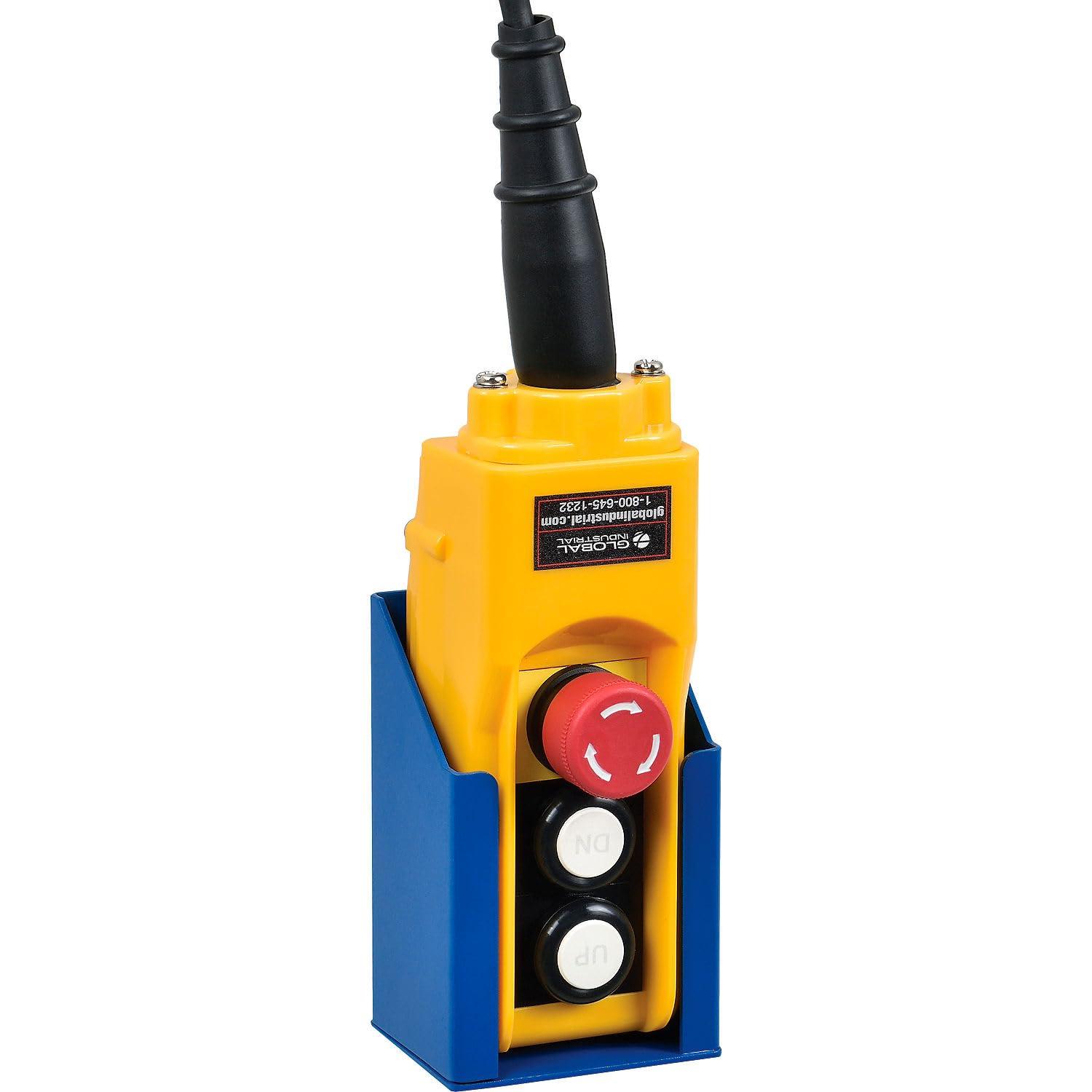 Global Industrial Power Scissor Lift Table, Hand & Foot Control, 48" x 36", 2200 Lb Capacity