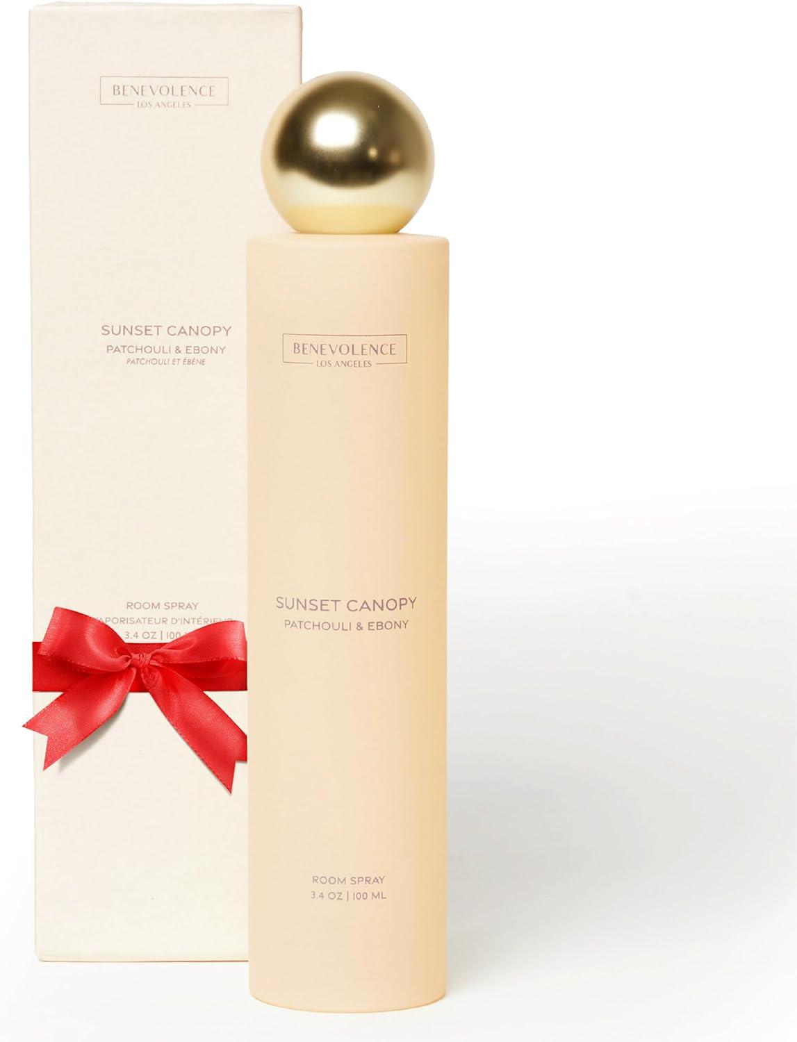 Sunset Canopy Patchouli & Ebony Room Spray with Gold Cap