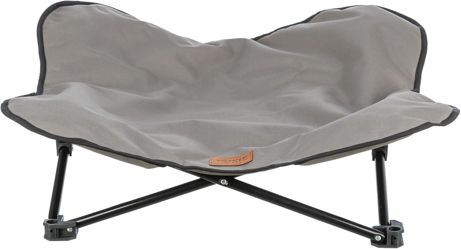 TRIXIE TRIXIE Camping Cot for Dogs, Elevated Dog Bed, Folding Padded Pet Bed, Raised Travel Lounger for Dogs