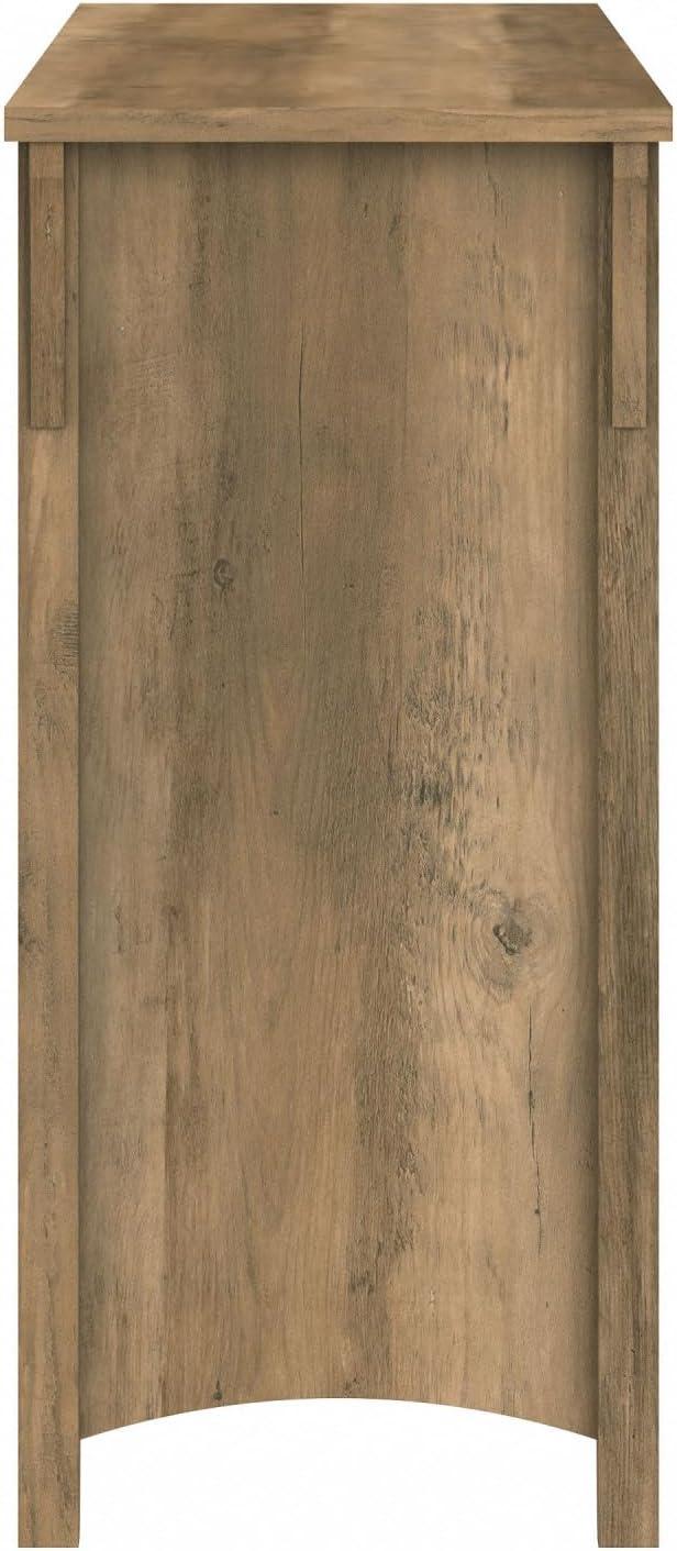 Bush Furniture Salinas 6 Cube Bookcase Organizer, Reclaimed Pine