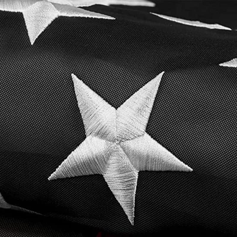 Thin Blue Line American Flags for Outside 3x5 US USA Police Flag Outdoor Vivid Color Fade Resistant Double Stitched Blue Line flag with Brass Grommets