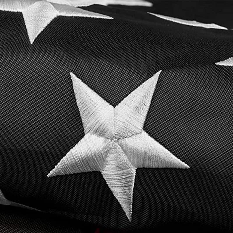 Thin Blue Line American Flags for Outside 3x5 US USA Police Flag Outdoor Vivid Color Fade Resistant Double Stitched Blue Line flag with Brass Grommets