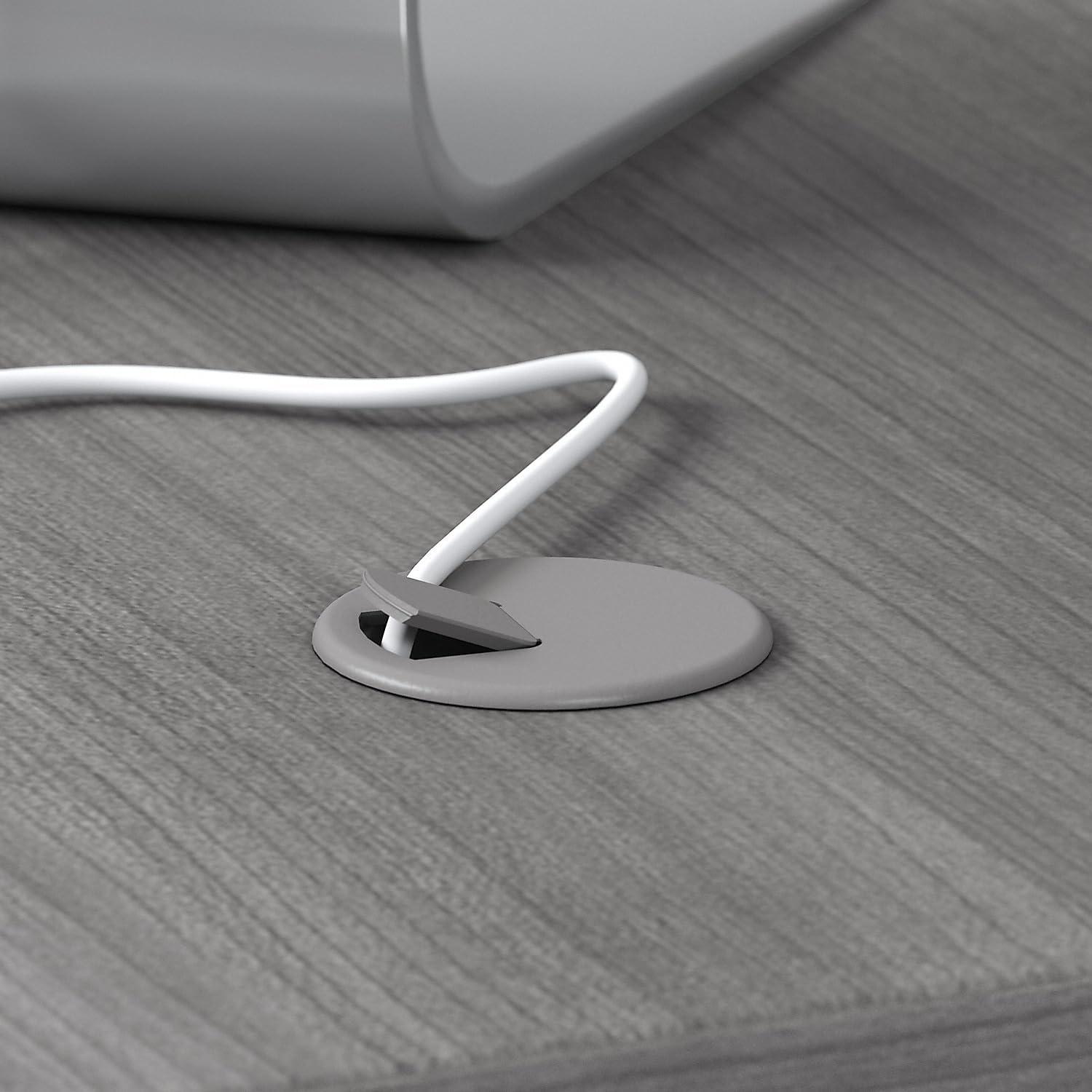 Studio C Executive Office Desk with Mobile File Cabinet