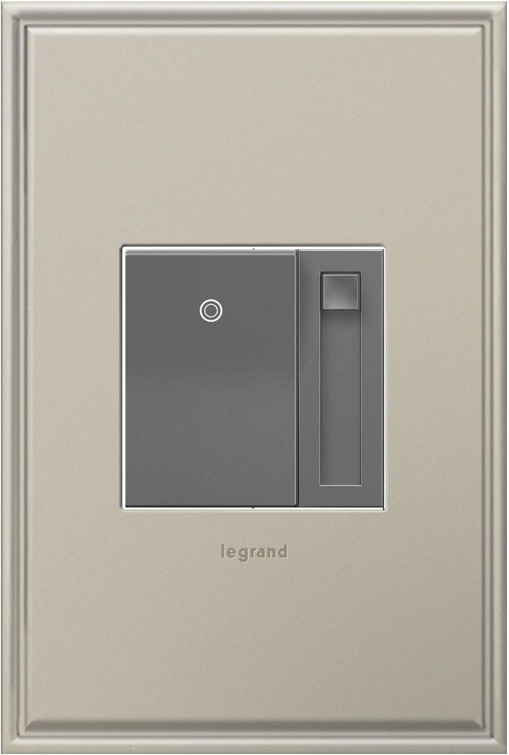 Gray Single Pole Paddle Dimmer Switch