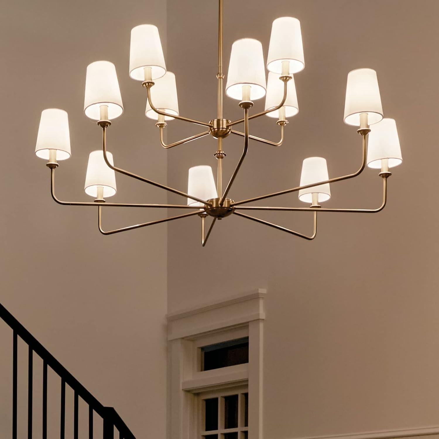 12 - Light Dimmable Classic / Traditional Chandelier