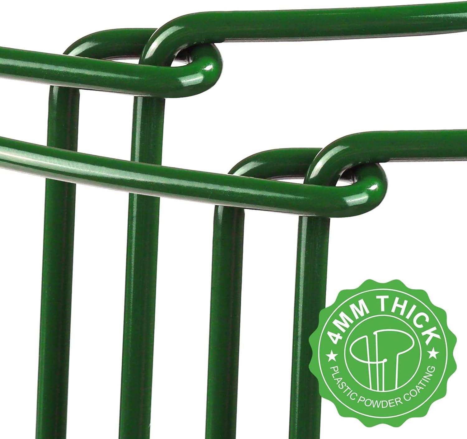 LEOBRO Plant Support Stakes, 6PCS Plant Stakes, Plant Support, Garden Stakes, Peony Cages and Supports, Plant Supports for Outdoor Plants, Monstera Tomato Hydrangea Support Cage, 9.8" W x 15.7" H C48