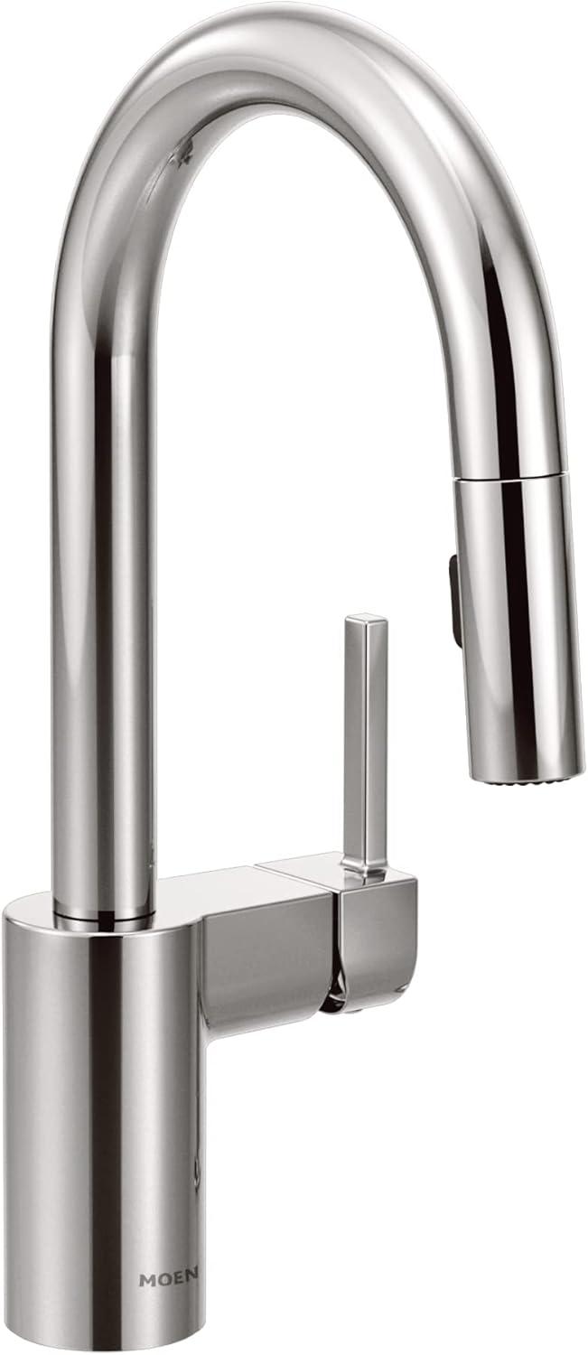 Moen Align One Handle Modern Kitchen Pulldown Faucet with Reflex and Power Clean Technology