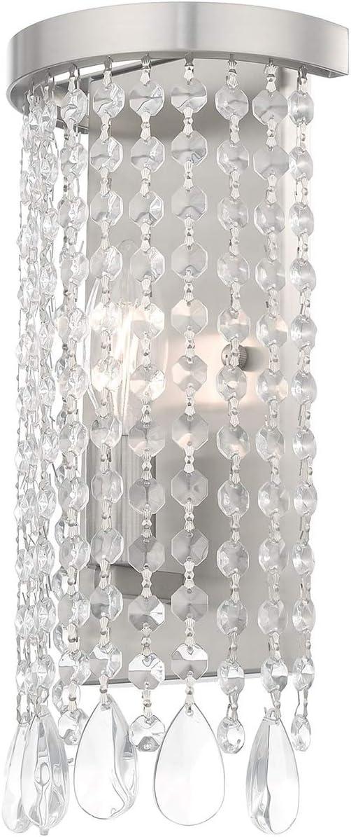 Livex Lighting Elizabeth 1 - Light Wall Light in  Brushed Nickel