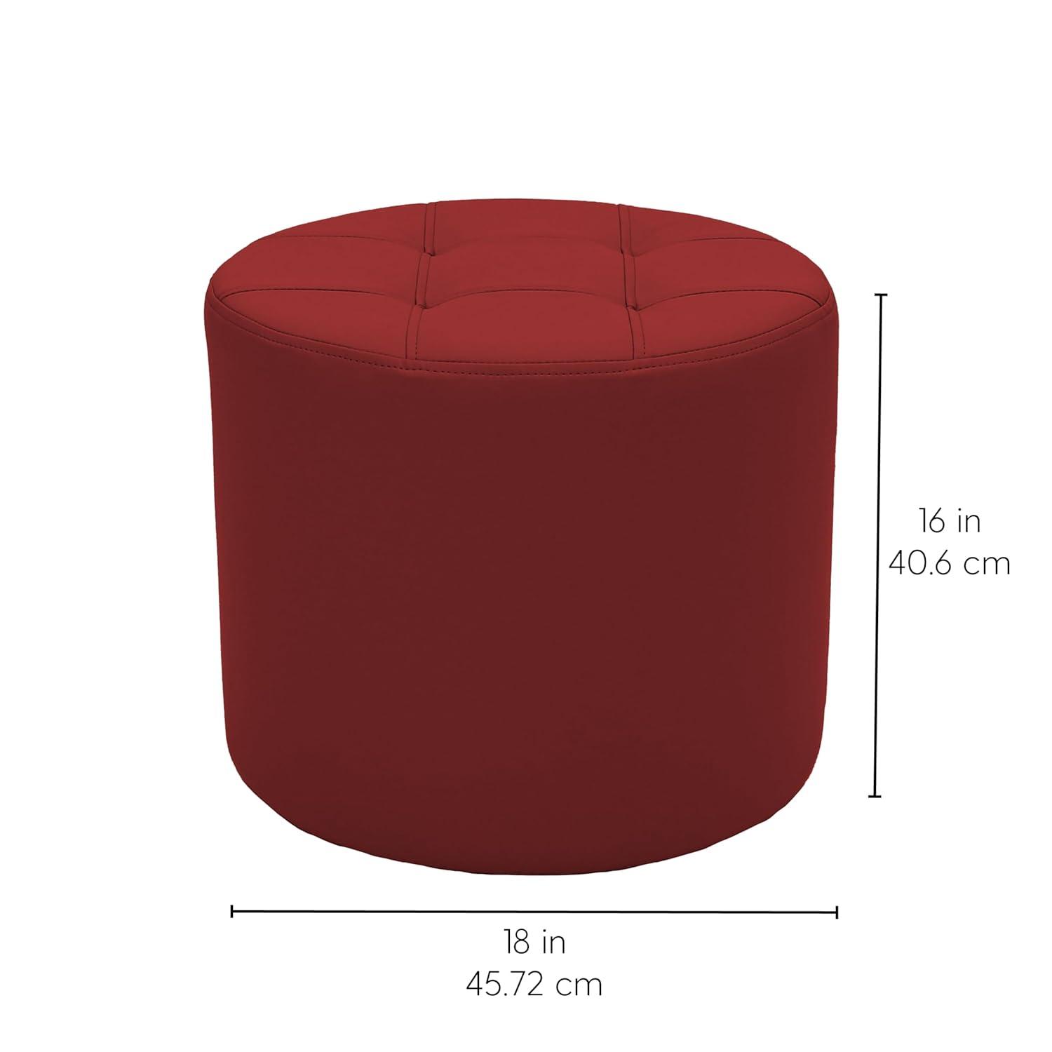 Factory Direct Partners Faux Leather Ottoman