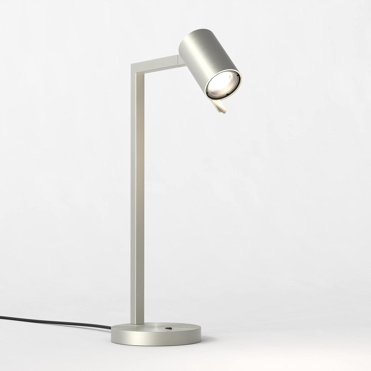 Adjustable Matt Nickel Modern Desk Lamp