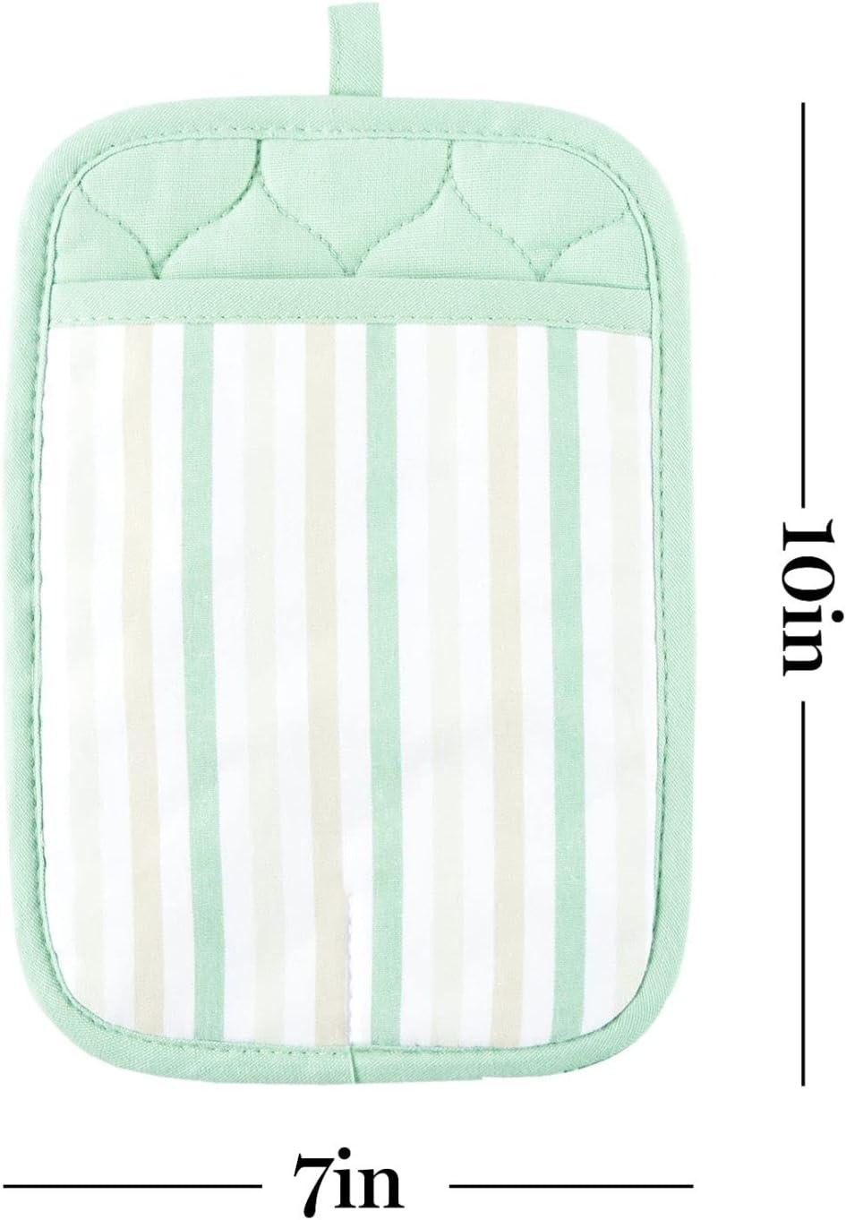 Martha Stewart Daisy Stripe Pot Holder