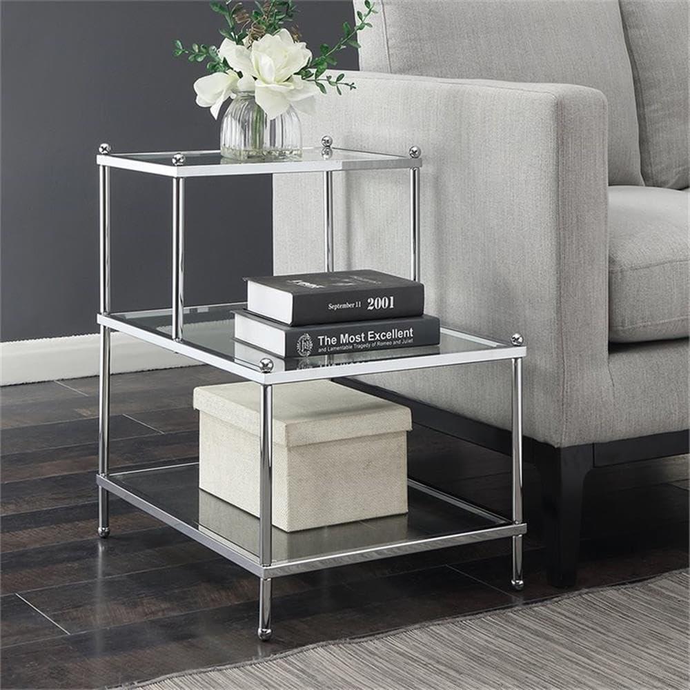 Royal Crest 3 Tier Step End Table