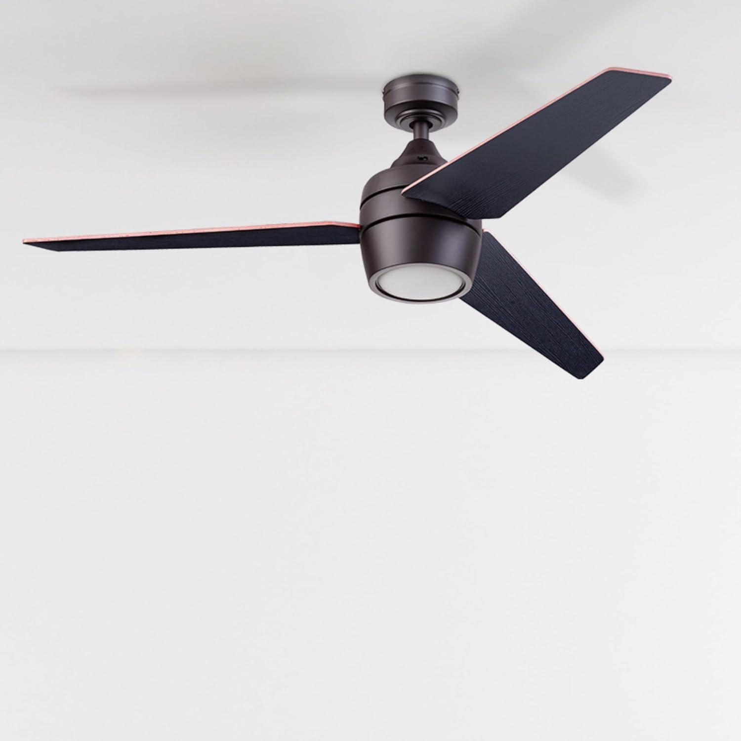 Eamon 52'' Ceiling Fan with LED Lights and Remote Control