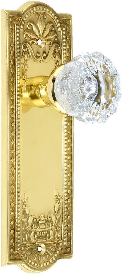 Meadows Plate with Crystal Door Knob