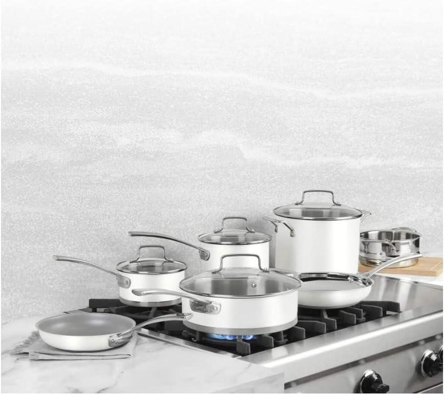 Cuisinart 11Pc Matte White Set
