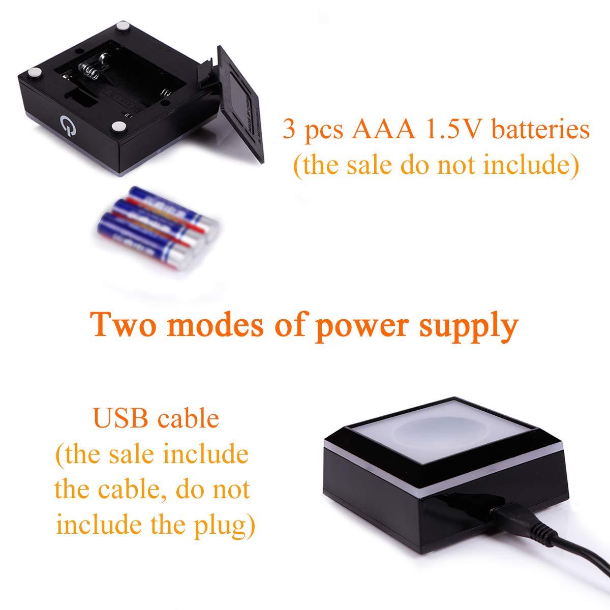 3D Solar System Model Crystal Ball 80mm 3.15inch - Outer Space Astronomy Gifts Room Decor Crystal Sphere Unique Gifts for Men Him Best Birthday Dad Physics Science Teacher Night Light Planet Lamp