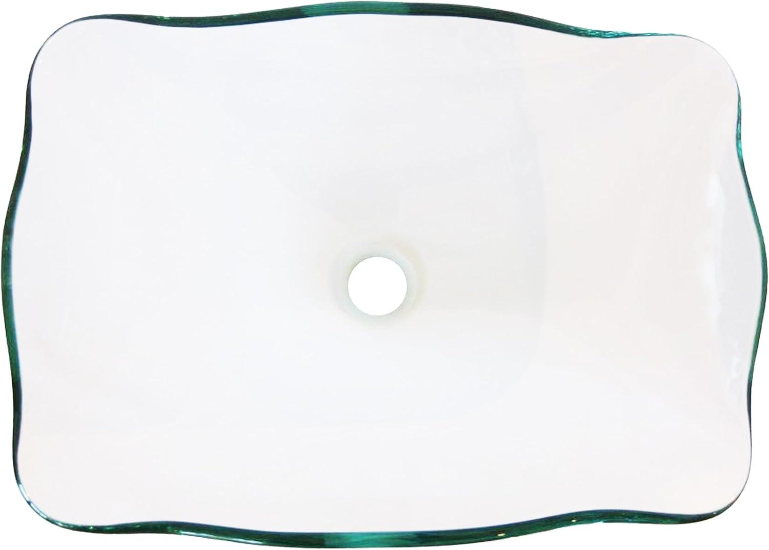 Novatto  Elegante Glass Vessel Bathroom Sink